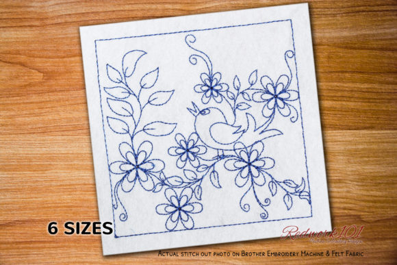 Beautiful Bird with Flowers Spring: Design Review