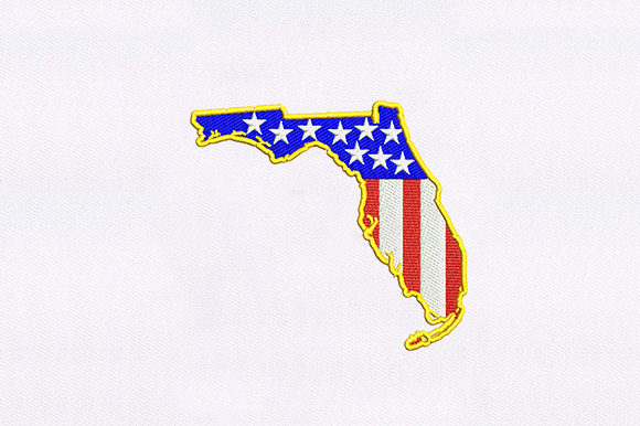 Florida Map Embroidery Design Review for Holiday Products