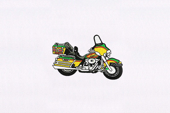 Heavy Motorbike Embroidery Design Review for Craft Fairs