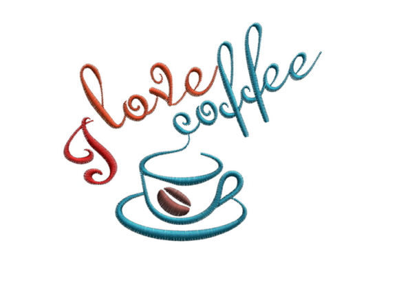 I Love Coffee: A Seasonal Embroidery Design Worth Your Hoop Time