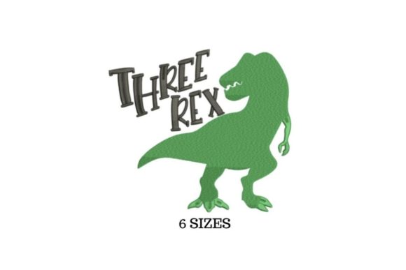 Three Rex: A Seasonal Design Review for Embroidery Sellers